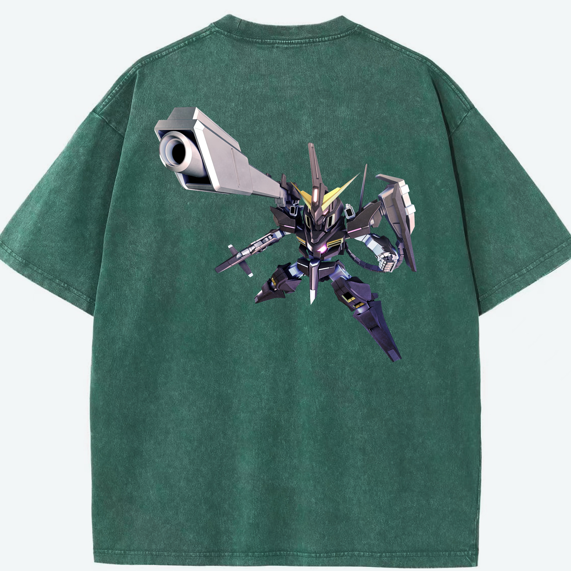 （画像用） 機動戦士ガンダム Mobile Suit Gundam 綿100% ヴィンテージ風 半袖Tシャツ（背面プリント）